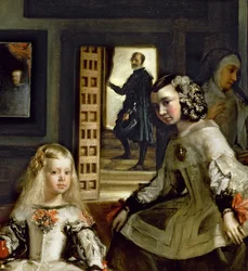 Las Meninas or The Family of Philip IV (detail)